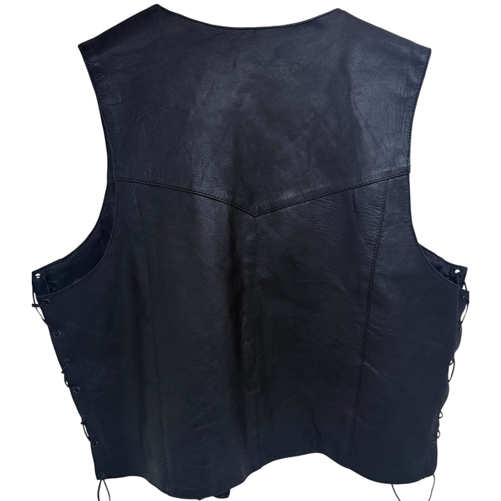 Unbranded Men's Black Vest — back view