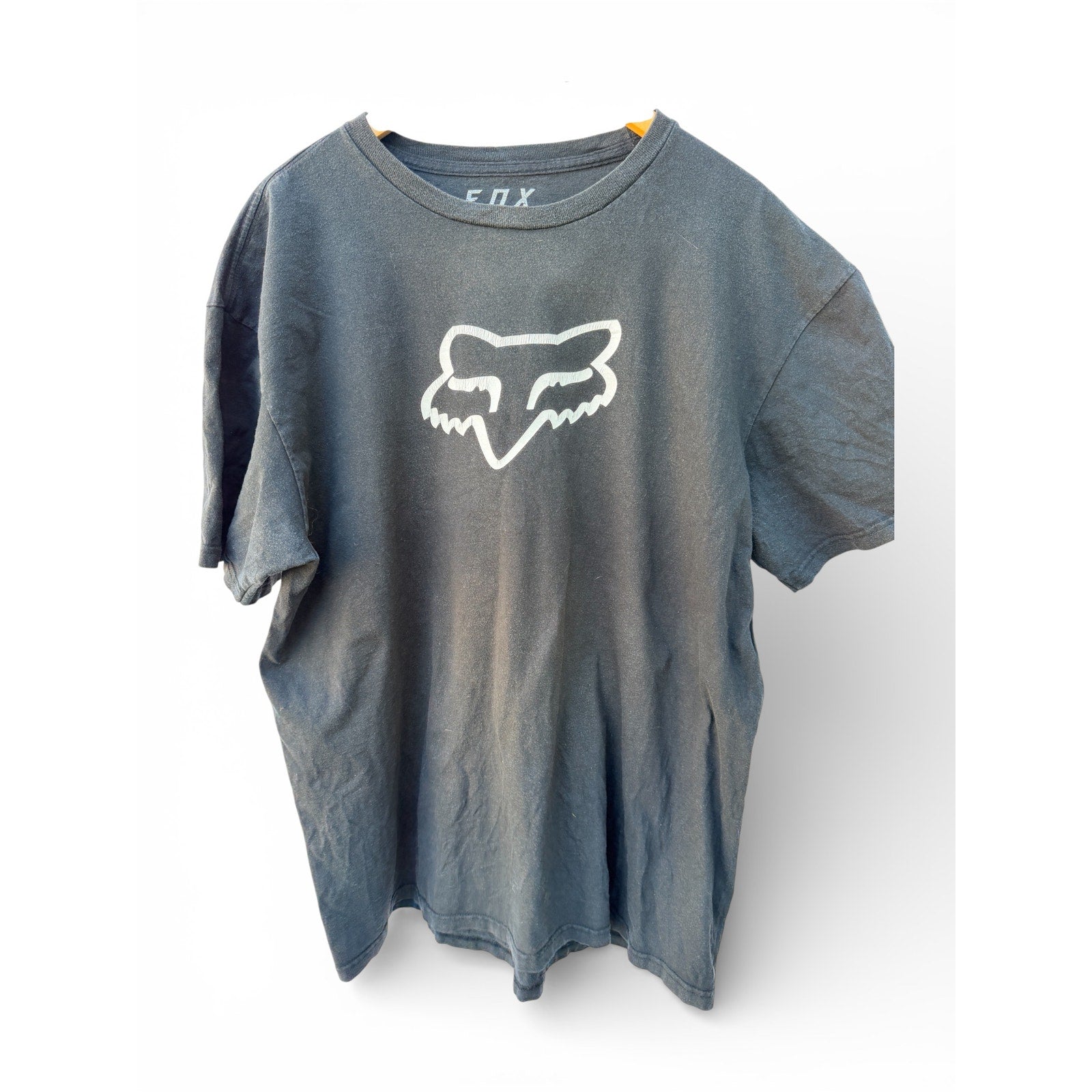 Fox Gray Logo Short Sleeve T-Shirt XL