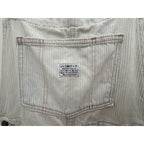 Levi's Vintage Striped Denim Shortall Overalls Women's Small detail image 5