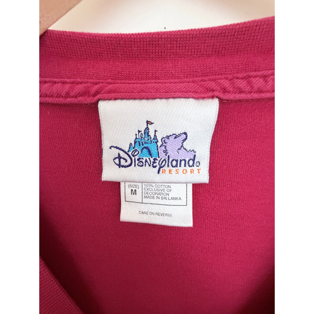 Disneyland Resort Mickey Mouse T Shirt Mens Medium Red Graphic Tee