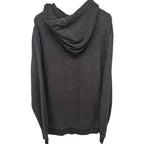 Volcom Men's Gray Fleece Hooded Hoodie — back view