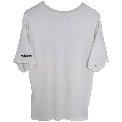 adidas Men's White Adidas Originals Eco Over Ego Tee HC2139 T-Shirt — back view