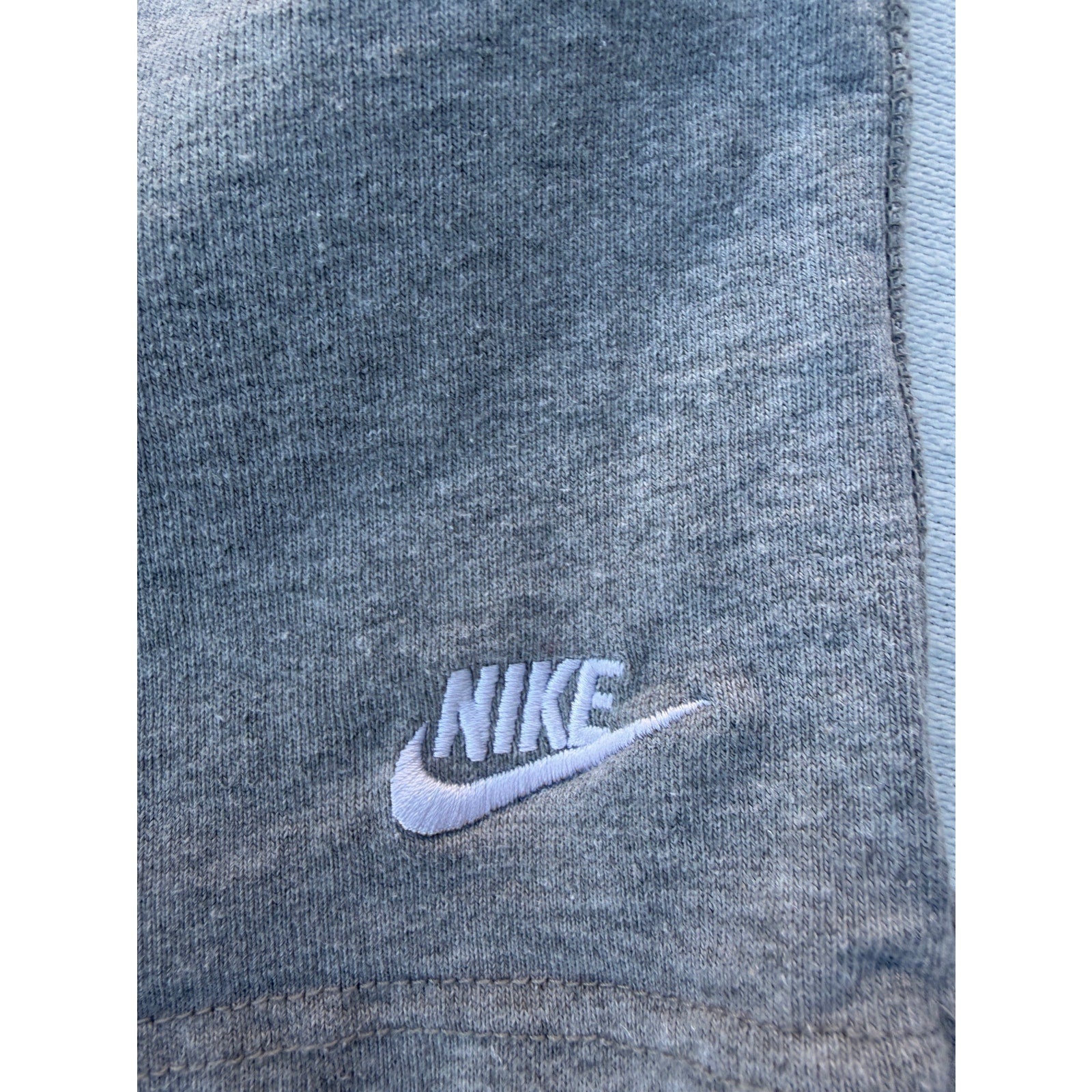 Nike Sweat Shorts Mens Gray Swoosh Lounge Gym Athletic