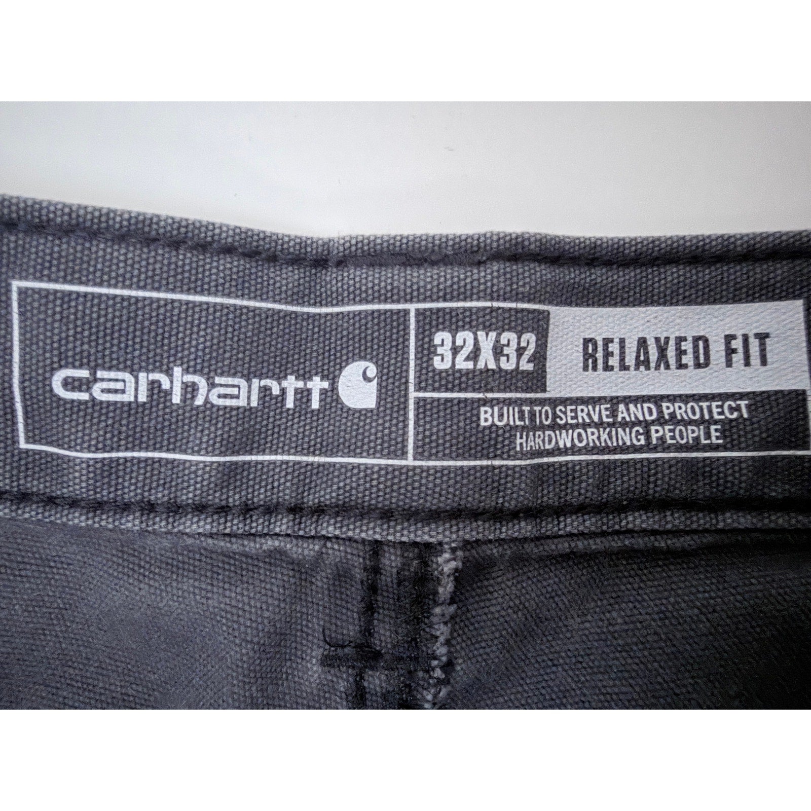 Carhartt Rugged Flex Double Front Utility Work Pants Mens Gray 32x32 Relaxed Fit