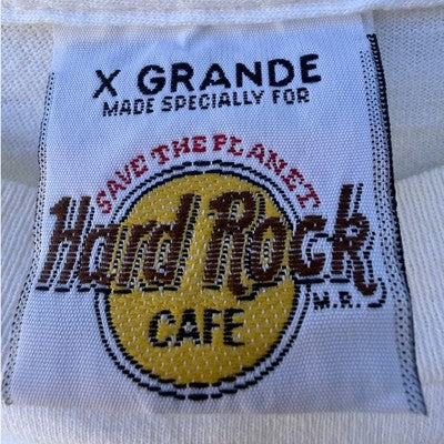 Hard Rock Cafe Cozumel Graphic T Shirt Mens X Grande White Logo Tee - product photo 3