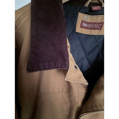 DRI DUCK Blanket Lined Canvas Chore Jacket Mens XL Brown Reinke Workwear - product photo 5