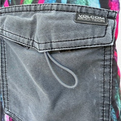 Volcom Mod Tech Board Shorts Mens 32 Multicolor Surf Swim Stretch - product photo 4
