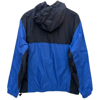 Walt Disney World Windbreaker Jacket Mens Large Black Blue Vintage 1971 Patch - product photo 2