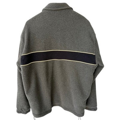 Abercrombie Fleece Jacket Mens Large Gray Full Zip Outdoor - product photo 2