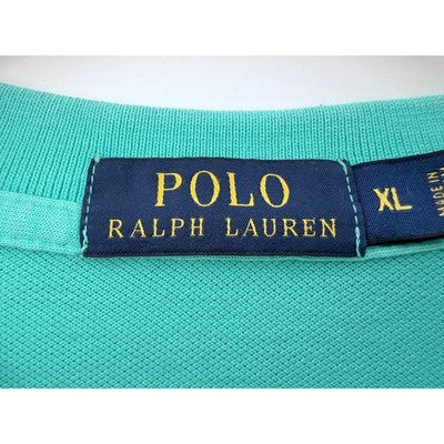Polo Ralph Lauren Polo Shirt Mens XL Mint Green Purple Pony Short Sleeve - product photo 3