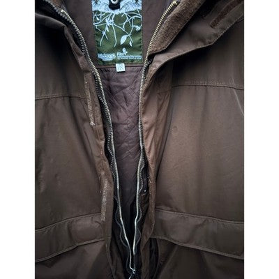Billabong Pilot Jacket Mens Large Brown Hooded Full Zip Utility Coat Outdoor - product photo 5