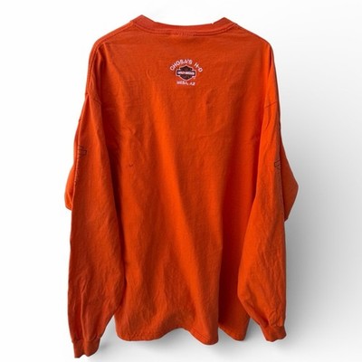 Harley Davidson Chosa HD Mesa AZ V-Twin Power Long Sleeve Shirt Mens XXL Orange - product photo 2