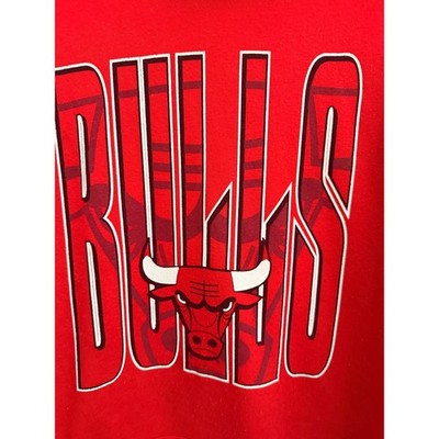 Chicago Bulls NBA Pullover Hoodie Mens XXL Red Team Logo Sweatshirt - product photo 5
