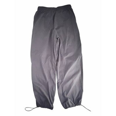 Zara Women's Gray Parachute Cargo Pants Size Medium Drawstring Hem - product photo 2