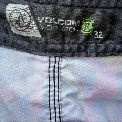 Volcom Mod Tech Board Shorts Mens 32 Multicolor Surf Swim Stretch - product photo 3