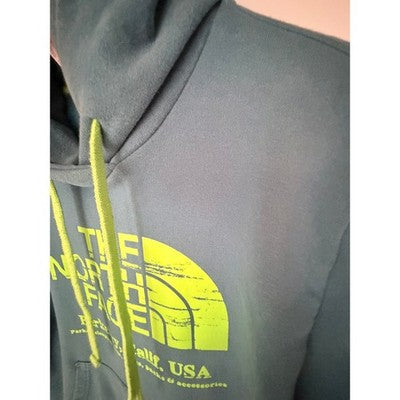 The North Face Blue Green Hoodie Mens Small - product photo 5