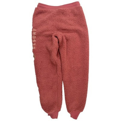 Disney Spirit Jersey Sherpa Jogger Pants Womens Small Pink Lounge Sweatpants - product photo 2