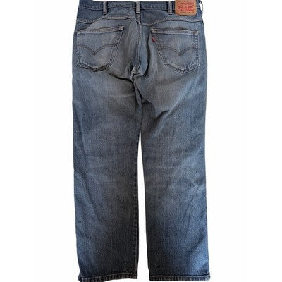 Levi Strauss 550 Jeans Mens 35x32 Blue Denim Relaxed Fit Classic Pants - product photo 2