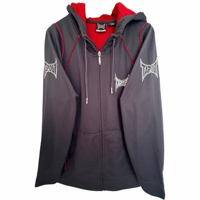 Tapout MMA Full Zip Hoodie Mens 2XL Gray Red - product photo 2