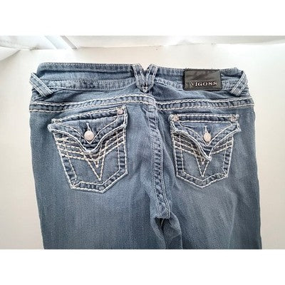 Vigoss Boot Cut Jeans Womens 9/10 Blue - product photo 5