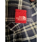 The North Face Plaid Short Sleeve Button Up Shirt Mens Large Blue Gray - product photo 5