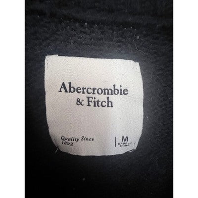 Abercrombie & Fitch Black Fuzzy Sweater Womens M - product photo 3