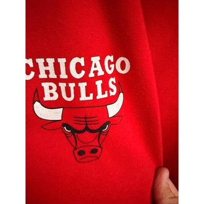 Chicago Bulls NBA Pullover Hoodie Mens XXL Red Team Logo Sweatshirt - product photo 4