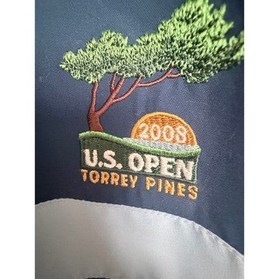 2008 U.S. Open Torrey Pines Mens Windbreaker Jacket Blue Full Zip XL - product photo 4