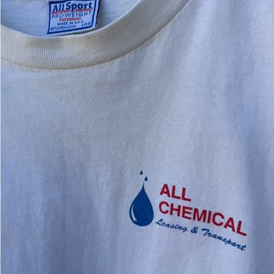 All Chemical Truck Graphic T Shirt Mens Large White All Sport ProWeight USA Tee - product photo 5