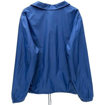 Roebuck & Co Coach Jacket Mens XL Blue Snap Front Lightweight Windbreaker - product photo 2