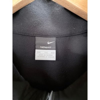Nike Therma Fit Quarter Zip Pullover Mens XXL Black Fleece Athletic Jacket - product photo 3