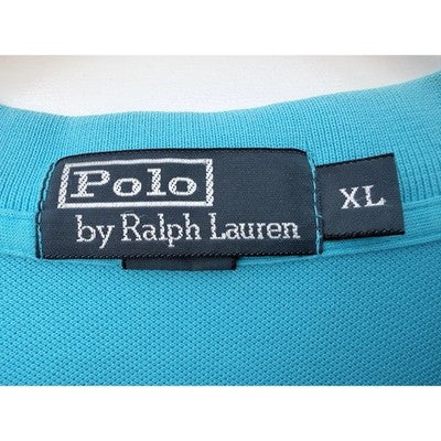 Polo Ralph Lauren Polo Shirt Mens XL Aqua Blue Purple Pony Short Sleeve - product photo 3