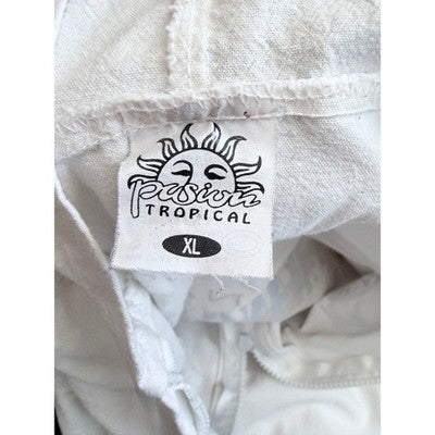 Vintage tropicwear Scuba Jacket Mens XL White Full Zip Mexico Diving - product photo 3