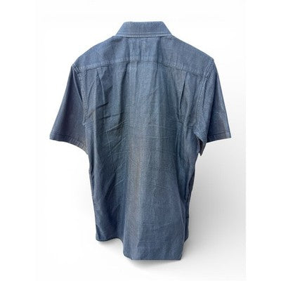 Ezekiel Gray Short Sleeve Button Up Shirt Large - product photo 2