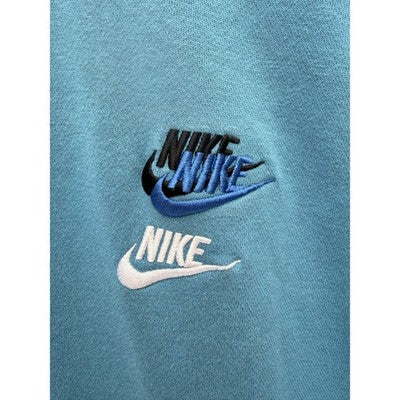 Nike Sweatshirt Mens Large Blue Crewneck Embroidered Swoosh Logo Pullover - product photo 4