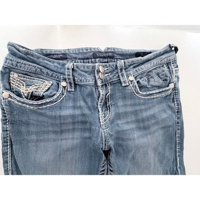 Vigoss Boot Cut Jeans Womens 9/10 Blue - product photo 4