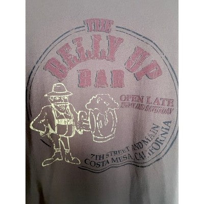 Malibu Cowboy The Belly Up Bar Costa Mesa California Graphic T Shirt Mens XXL - product photo 4