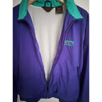 Eddie Bauer Full Zip Windbreaker Jacket Blue Green Mens M - product photo 5