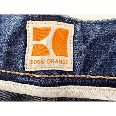 Hugo Boss Orange Ferry Mens 33x32 Regular Fit Blue Jeans - product photo 4