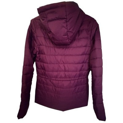 New Balance Womens M Purple Quilted Hooded Puffer Jacket - product photo 2