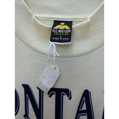 Vintage Montana Graphic T Shirt Mens Large Single Stitch USA Nature Wildlife - product photo 3