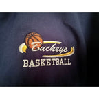Nike Buckeye Basketball Full Zip Track Jacket Navy Mens XL - product photo 5