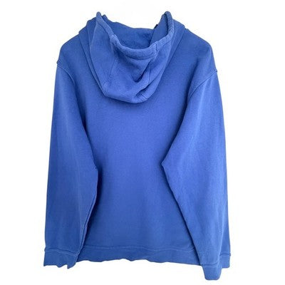 Nike Logo Hoodie Mens XL Blue Yellow Pullover Sweatshirt Athletic Fleece - product photo 2