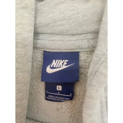 Nike Hoodie Mens Large Gray Pullover Swoosh Pocket Athletic Casual - product photo 3