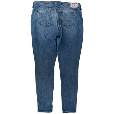 True Religion Jeans Mens 36 Blue Skinny Stretch Denim Pants - product photo 2