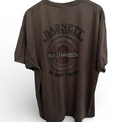 Harley-Davidson Barnett Dealer Pocket T-Shirt Brown Size XXL Fits Like XL - product photo 2