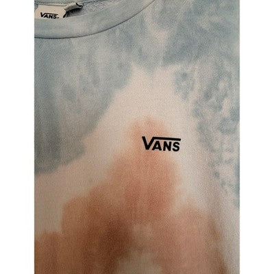Vans Womens XL Pastel Tie Dye Cropped Crewneck Sweatshirt - product photo 4