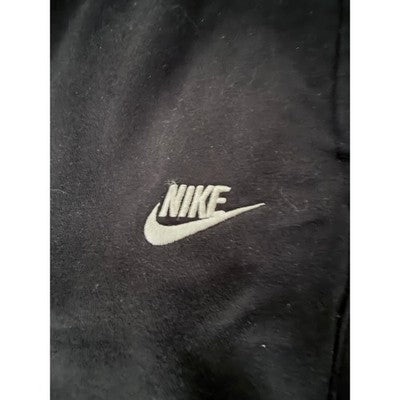 Nike Futura Logo Open Hem Fleece Sweatpants Men's Small Black - product photo 4