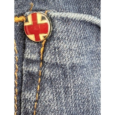 Hudson Jeans Mens 32 Blue Bootcut Stretch Denim Pants Flap Pocket - product photo 4