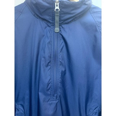 L.L. Bean Pullover Jacket Mens Medium Blue 1/4 Zip Nylon Lightweight Outdoor - product photo 4